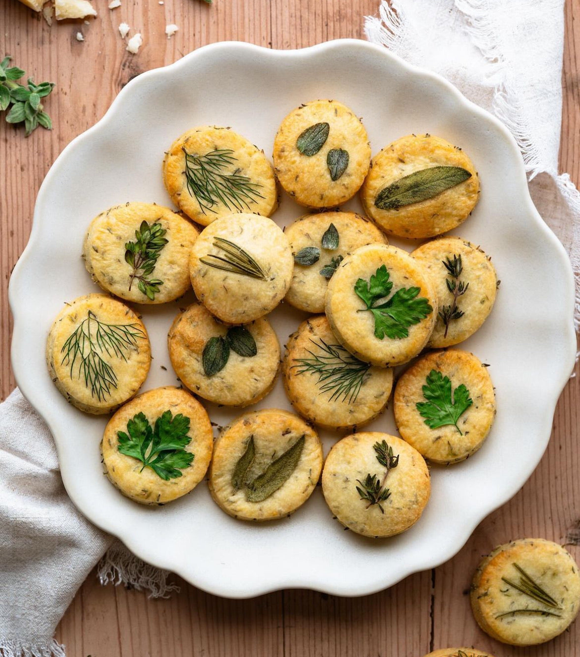 Savoury herb biscuit Recipe – The Burnt Hill Herb Co.