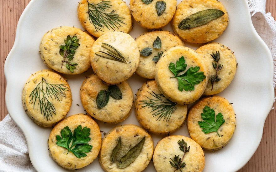 Savoury herb biscuit Recipe