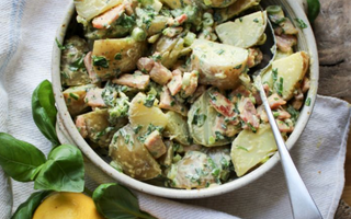 Lemon & Herb & Smoked Trout Potato Salad